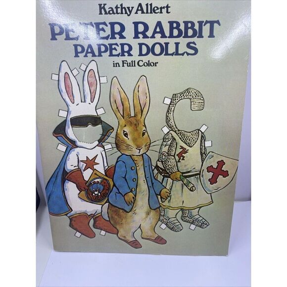 Vintage Peter Rabbit Paper Dolls Full Color Kathy Allert Uncut 1982 - Picture 3 of 12